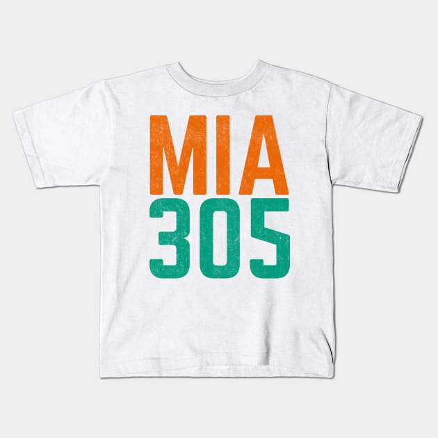 MIA 305 Kids T-Shirt by BodinStreet